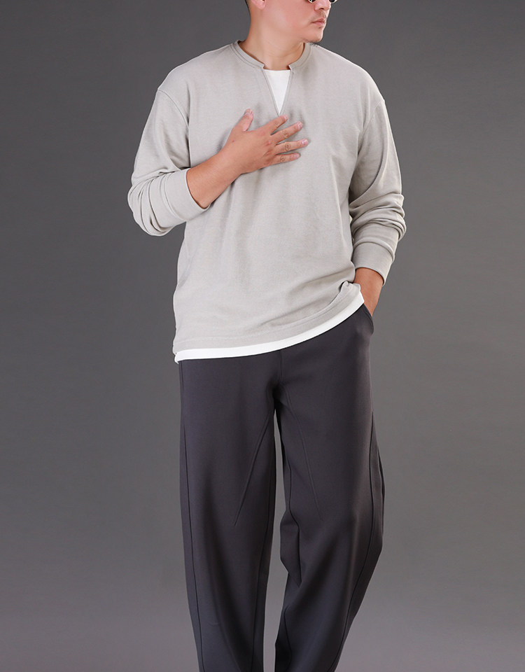 Осенние штаны, свободный прямой крой, большой размер 