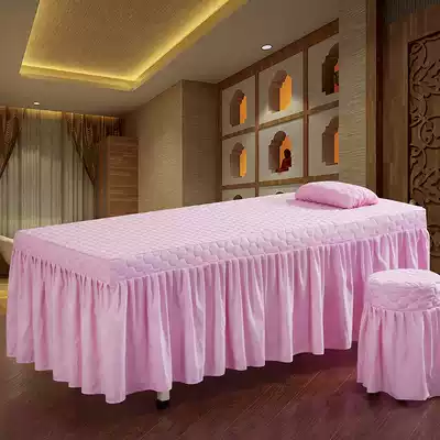 Thickened beauty bed cover Single piece therapy bed cover Simple massage bed cover with hole bed cover massage sheet bed cover