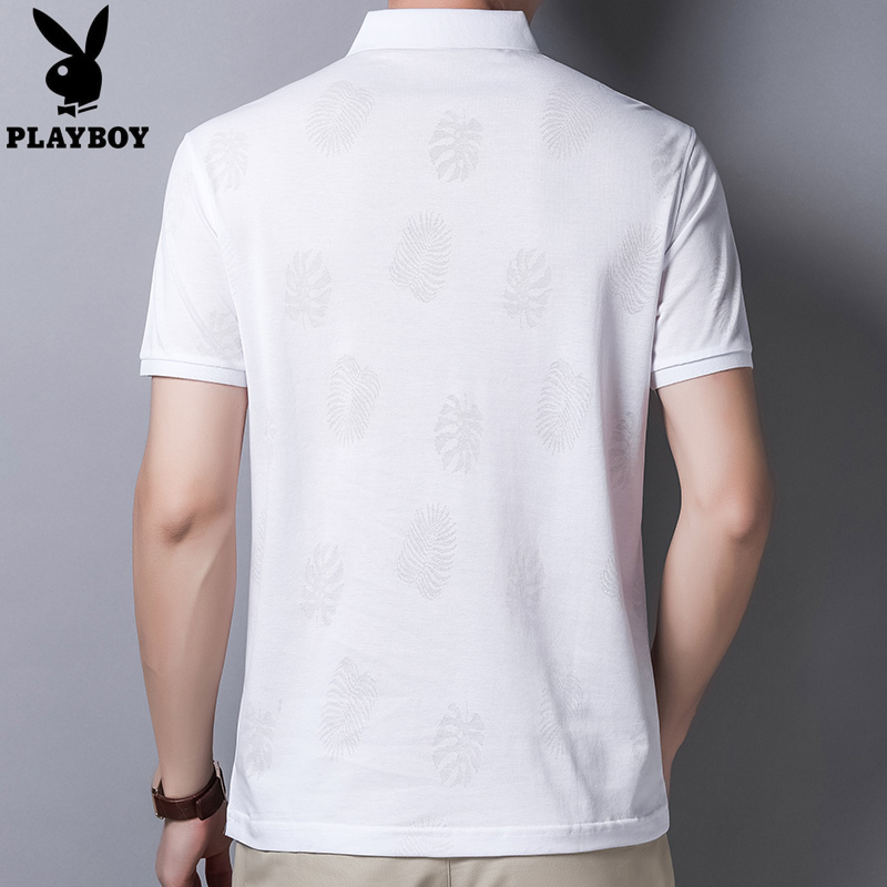 Playboy nam ngắn tay T-shirt 2020 mùa hè váy Hàn Quốc phiên bản của ve áo POLO áo sơ mi giản dị nửa tay áo triều t-shirt nam mang bên mình