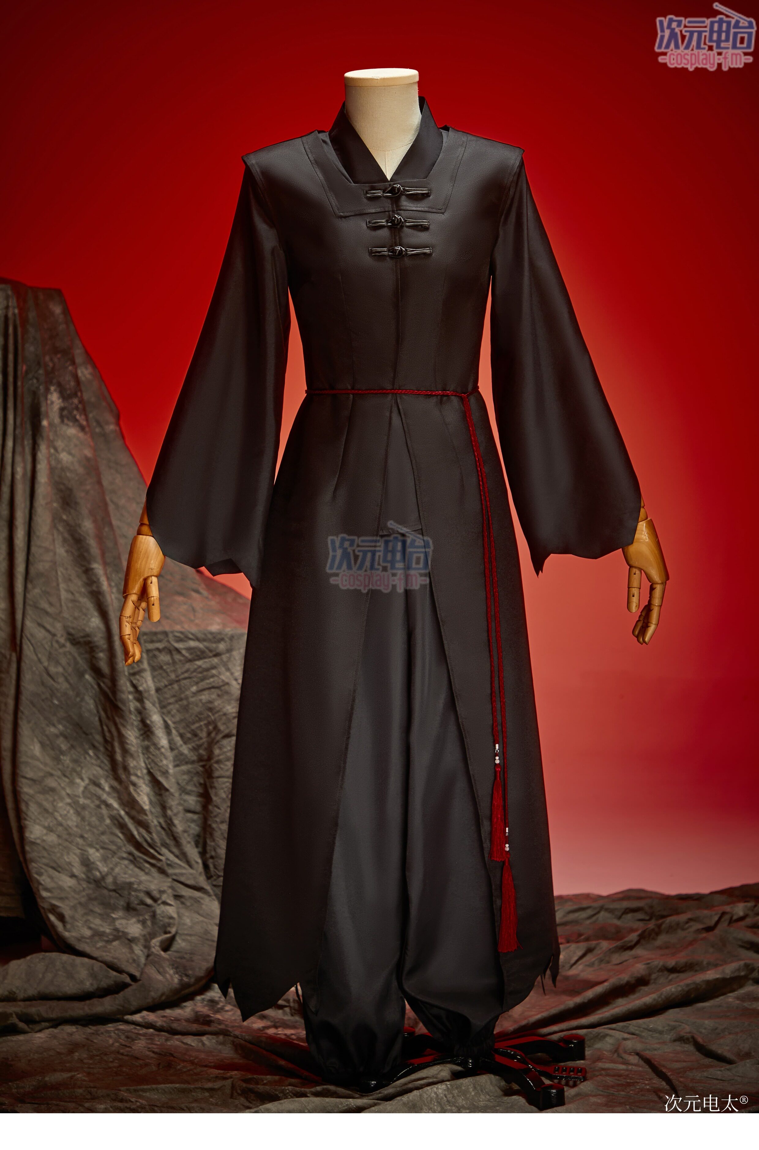 K-Pop Demon Hunters Saja Boys Black Cosplay Costume