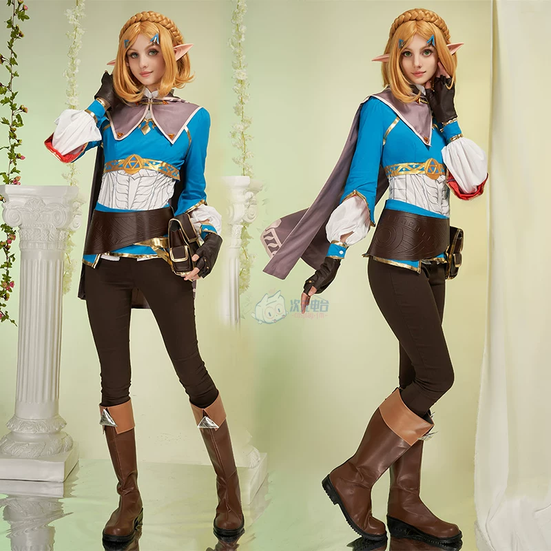 Dimensional Radio The Legend of Zelda Kingdom of Tears Link Zelda Princess cosplay game anime costume