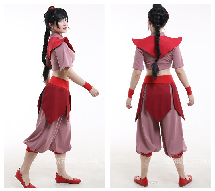 Avatar The Last Airbender Ty Lee Pink Cosplay Costume