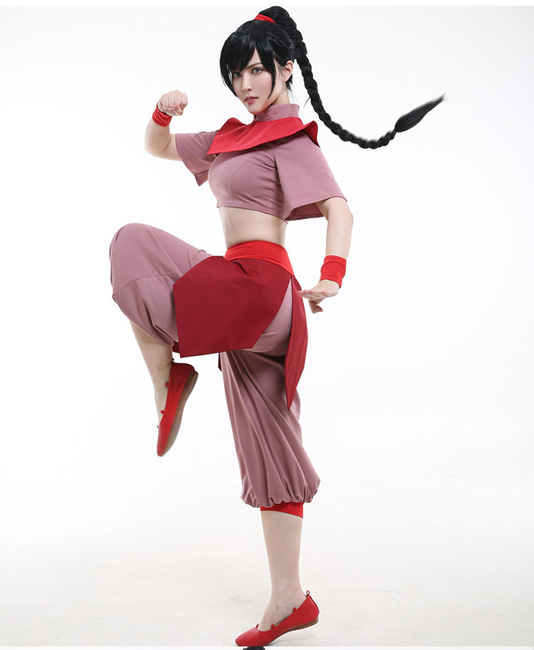 Avatar The Last Airbender Ty Lee Pink Cosplay Costume