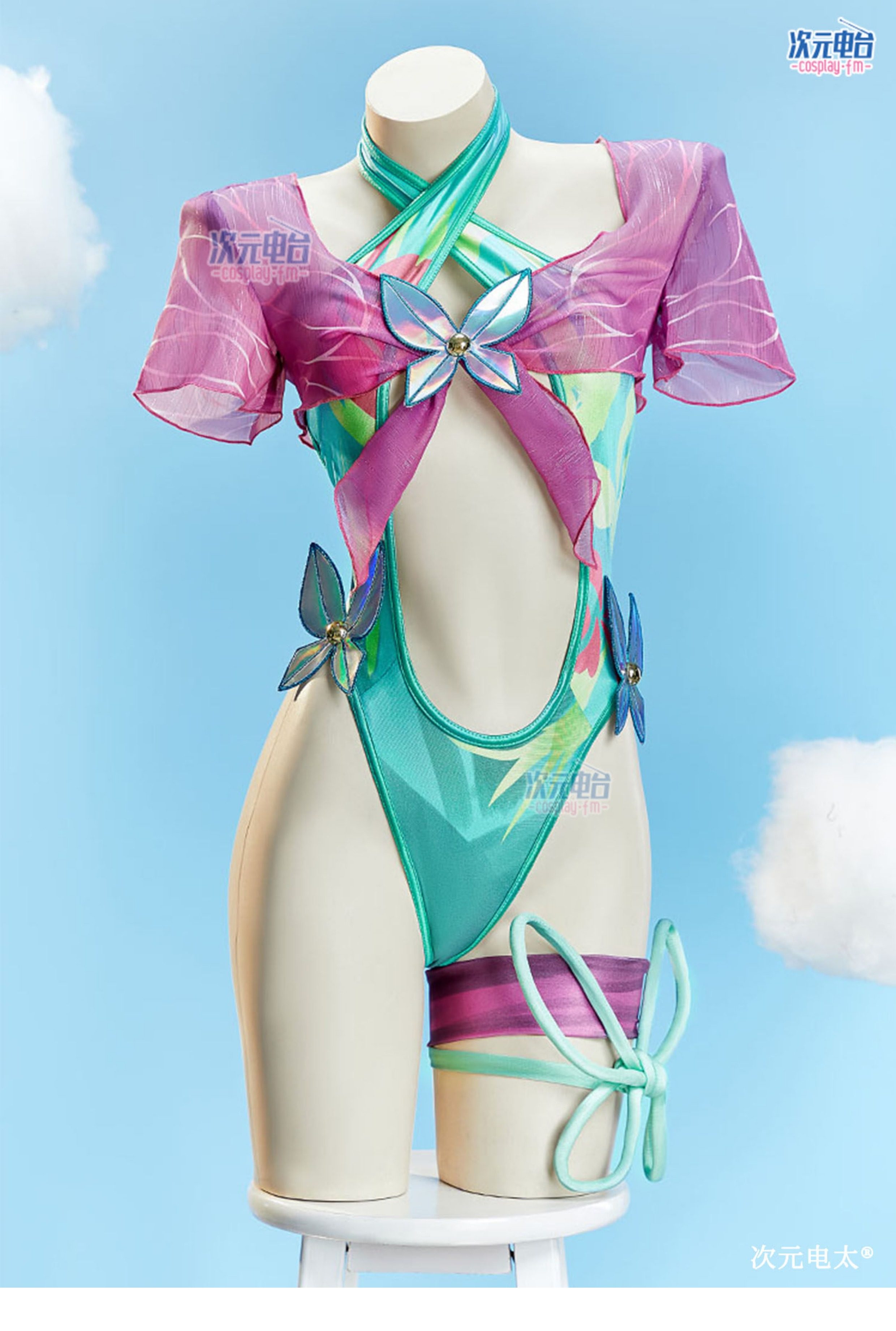 Marvel Rivals Betsy Braddock Pink Swimsuit Cosplay Costume