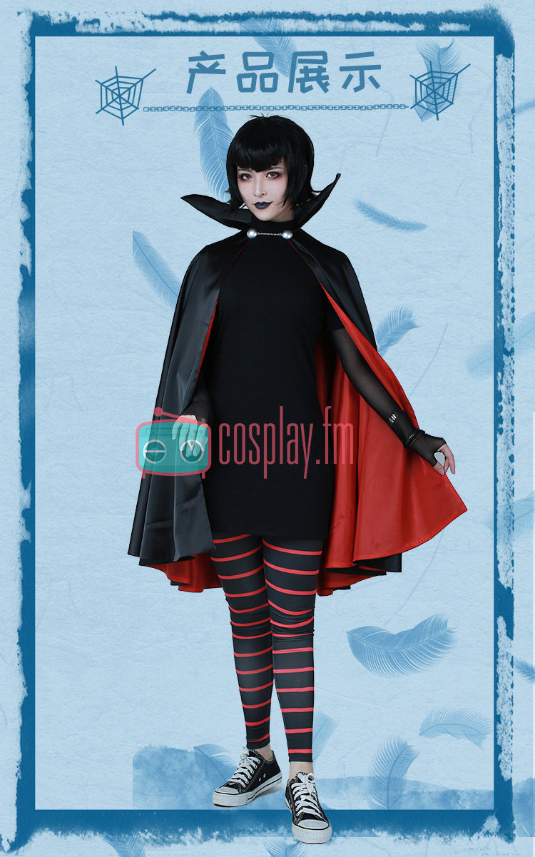 Hotel Transylvania Mavis Dracula Black Cosplay Costume