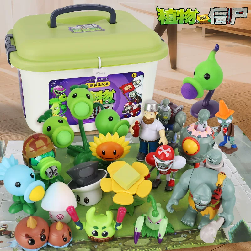 Подлинная игра Plants vs. Zombies, игрушка из мягкой резины, детский набор, полный комплект