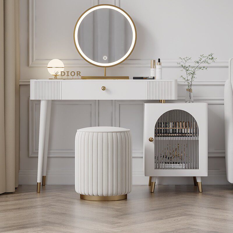 Dresser storage cabinet integrated 2022 new net red bedroom dressing table modern minimalist light luxury small dressing table