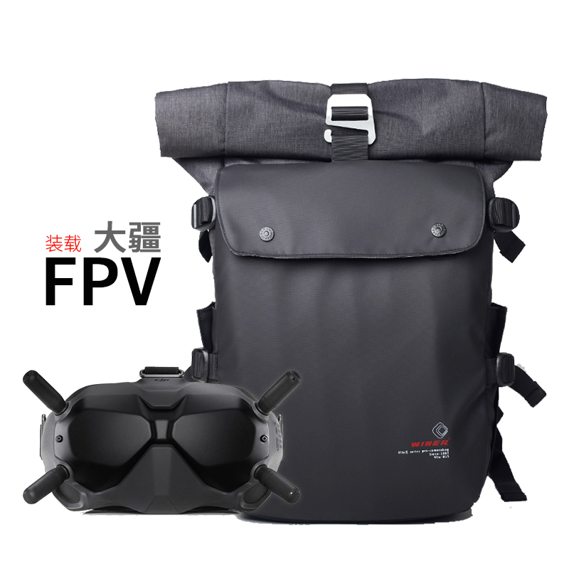 Suitable for DJI fpv camera bag single-eye micro-single-eye camera camera bag backpack male large-capacity lightweight multi-function