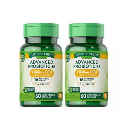 美国16种活性肠道益生菌胶囊益生菌粉大人调理儿童肠胃女性消化