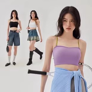 半练无肩带内衣女防滑