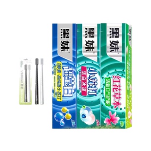 拍4件【黑妹】多效牙膏组合