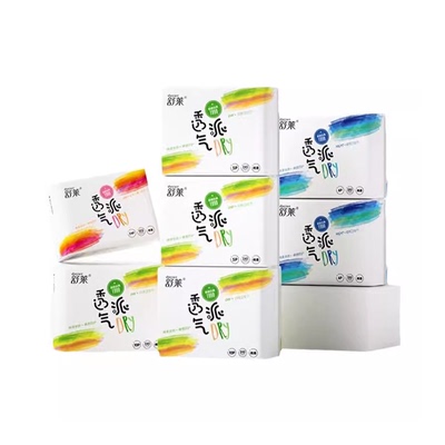 舒莱少女日夜用整箱装卫生巾
