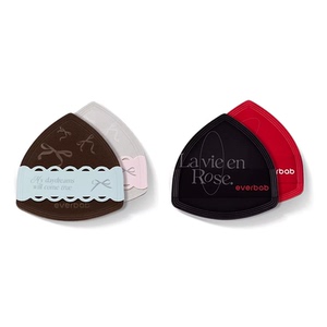 【艾蓓拉】蝴蝶结奶皮气垫粉扑2只