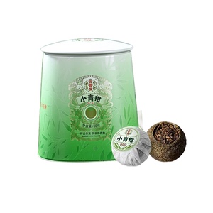 云普发新会小青柑普洱熟茶勐海熟普洱茶三年陈化独立小包 80g/罐
