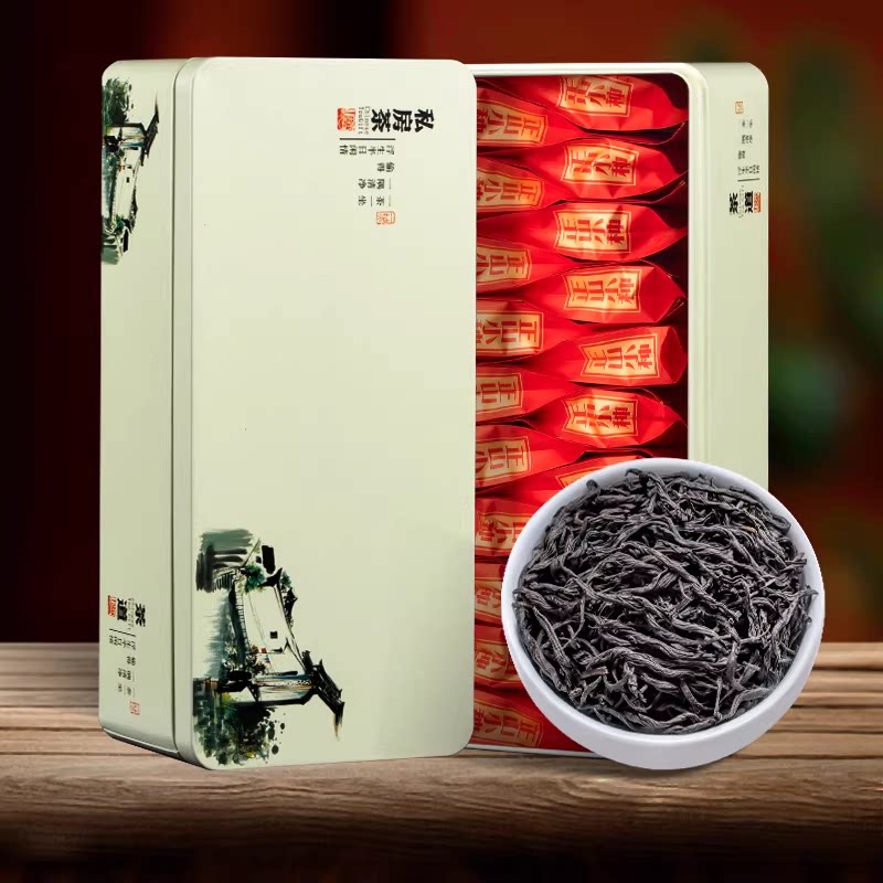 6翠春园桐木关正山小种武夷红茶2025浓香型茶叶袋装铁盒装茶礼