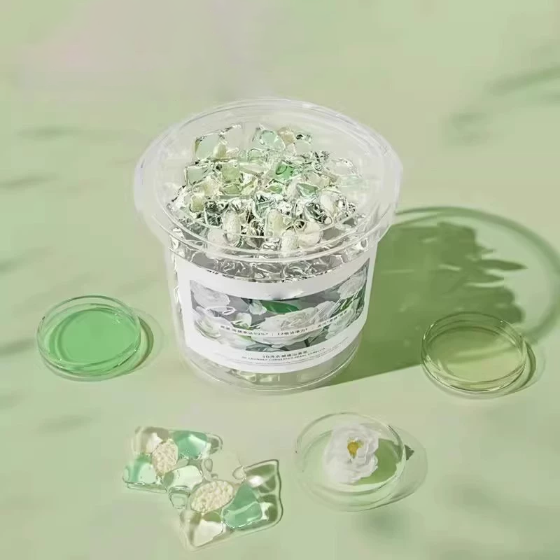 F山茶花洗衣凝珠留香珠5D五合一洁净强力去污洗衣液球持久