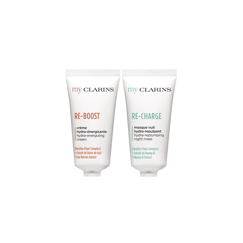 【官方正品】myclarins小娇韵诗日夜修护组合水光霜5ml晚霜5ml