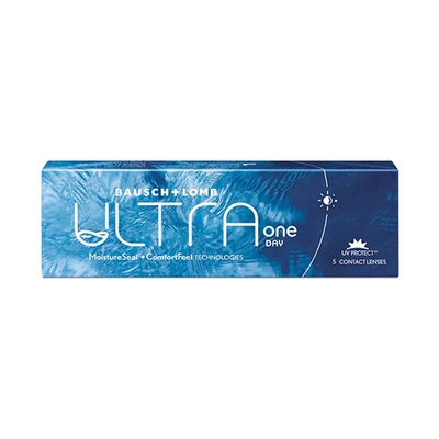 博士伦隐形眼镜Ultra奥澈日抛30片硅水凝胶近视眼高透氧高含水量