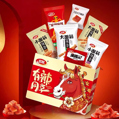 卫龙辣条零食礼盒836g