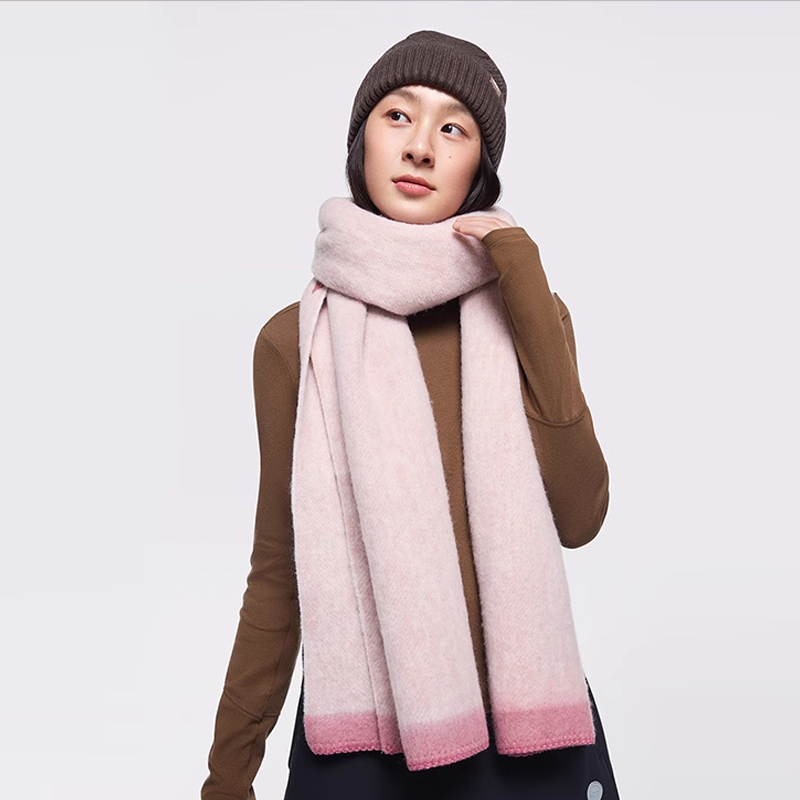 蕉下围巾女男冬季情侣加大厚本命年圣诞礼物新款保暖围脖披肩