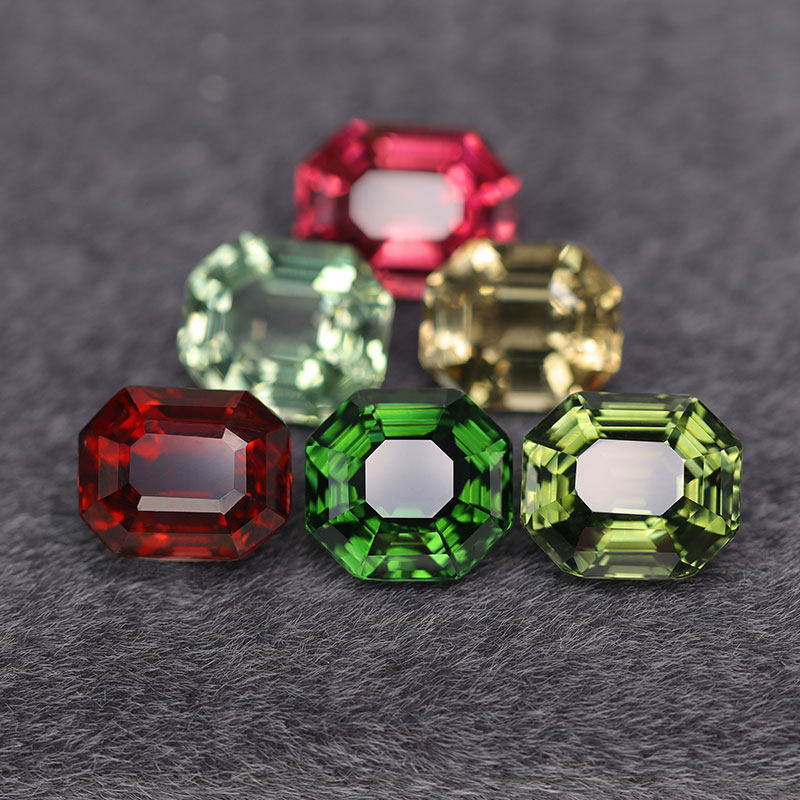 Natural Colourful Gem Beech Asche 350 Nude Stone Candy Color Retro small crowdsourced 18K gold custom ring pendant BX08