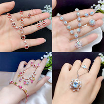 Gold color jewelry S925 silver jewelry empty tray present tray live mouth necklace Pendant ring bracelet natural color treasure custom YT02