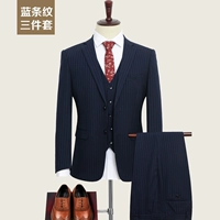 Два пряжки темно-синие полосы с тремя наборами блюда B