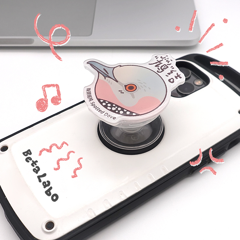 Betalabo Original Bird Hawk Falcon Owl Sparrow Niche Design Cute Animal Resin Phone Holder