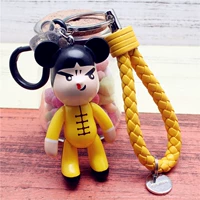 Брюс Ли-насильственный медвежое желтый веревку для кожи