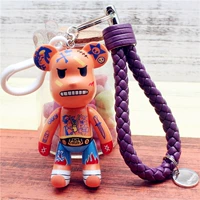 Храбрый-насильственный медвежьим фиолетовой кожаной веревки