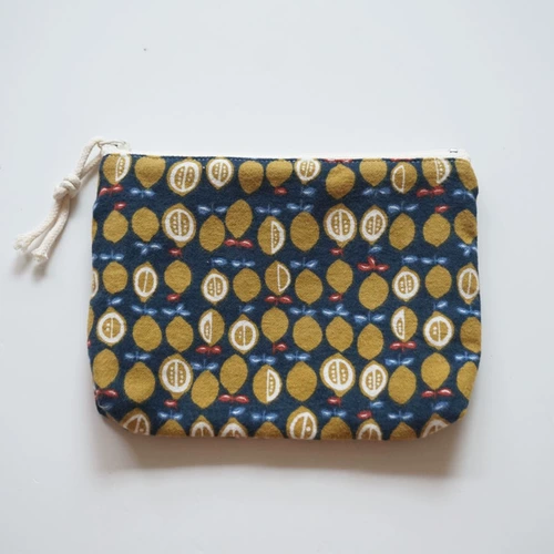 Демисезонный хлопковый бумажник, ткань, кошелек, ключница, зарядное устройство, наушники, помада, сумка для хранения