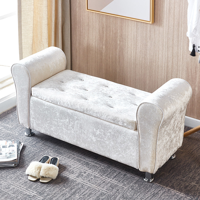 Door changing shoes stool storage stool Euro style bed tail stool clothing shop Sofa Stool Multifunction storage stool Fitting Room Stool