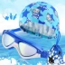 Kính bơi không thấm nước và chống sương mù HD Mũ bơi nam và nữ đặt hộp lớn chuyên nghiệp Kính bơi sinh viên dễ thương Hàn Quốc - Goggles