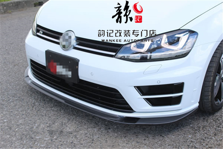Suitable for Golf 7R high seven R rline R-Line modified Reife carbon fiber front lip front shovel