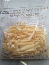 Snow Sichuan Agricultural Coarse Fries 3 8 Frozen Fries Commercial Semi-finished Fried Snack 2kg