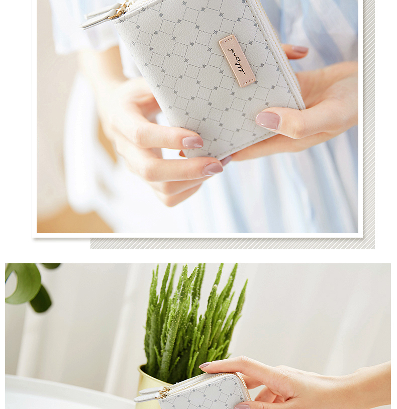 Preti 2018 mới túi chìa khóa xe nữ Hàn Quốc thẻ ví đa năng dễ thương gói hai trong một ví móc khóa