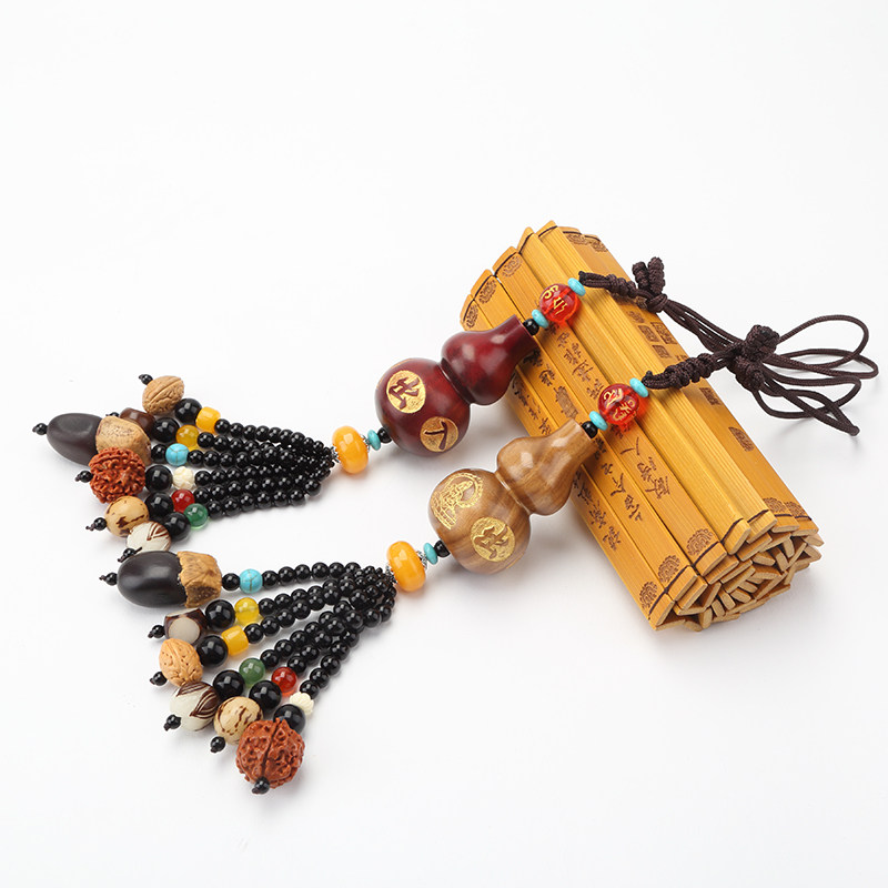 Calabash pendant, car pendant, car decoration, men's and women's car hanging decoration, fortune transfer creative small gifts