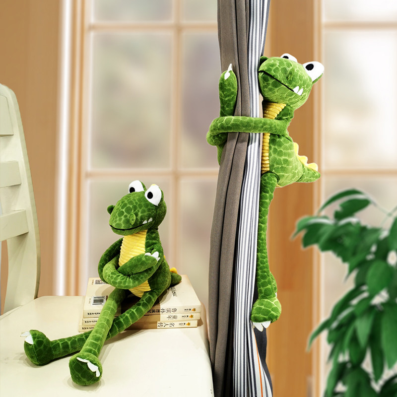 Original crocodile paparazzi drapes Cute Korean Creative Cartoon Strap Dinosaur Ties Boy Bedroom Decorations