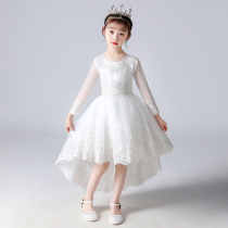 Children's dress dress Flower girl wedding dress Little girl host piano performance dress Girls Princess dress summer dress