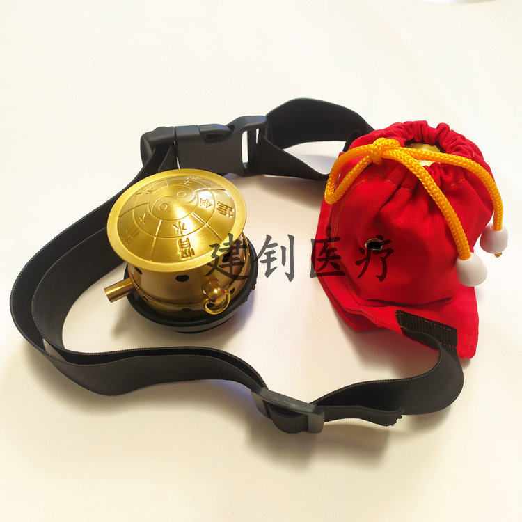 黄铜火龙罐火龙灸 随身灸盒 艾灸罐 便携式艾灸盒 温炙器艾灸器具