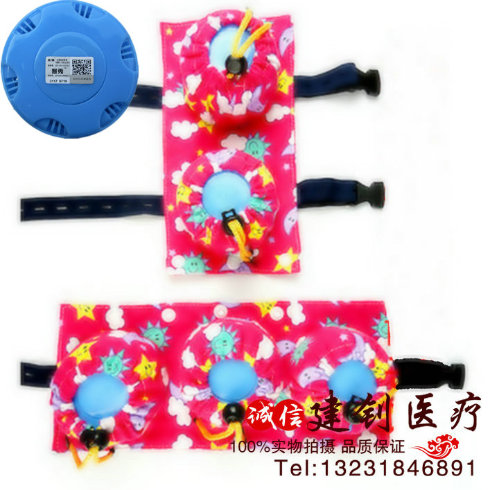 妇科五联纯棉布套艾灸盒温灸器 5连可拆自制温灸罐不锈钢随身灸