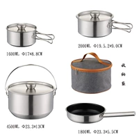 Комплект, сумка-органайзер из нержавеющей стали