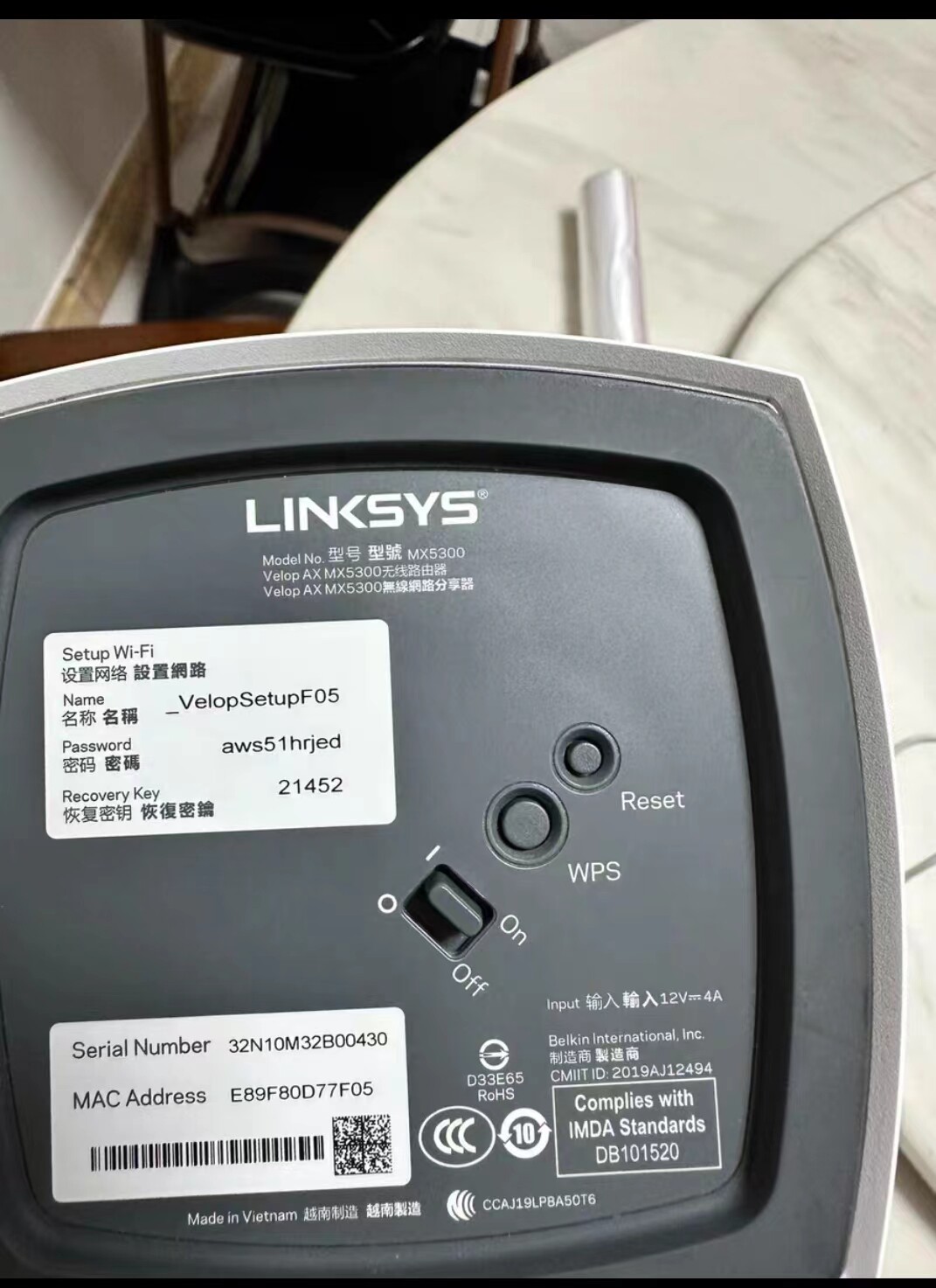 Распределенный маршрутизатор linksys velop路由器mx2000 mx4200 mx5500分布式wifi6组网mx5300