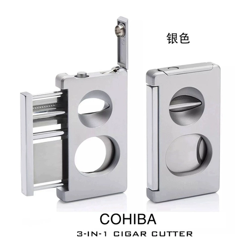 Новые ножницы Cohiba Cigar, три буровых сосуда, три -в одном роскошном металле