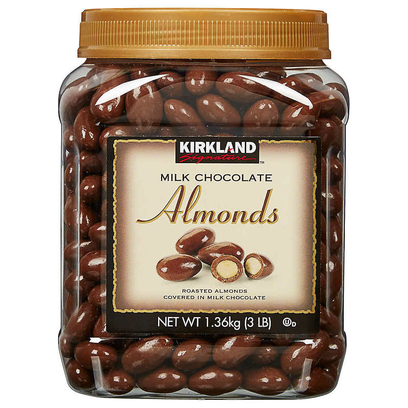 Spot U.S. Imported kirkland Almond Sandwich Milk Chocolate Bean Canned 1 36kg