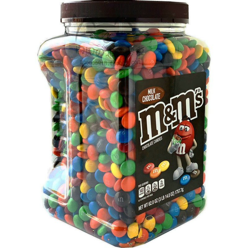 American Original Mars MM M&MS Original Peanut Chocolate Bean 1757g Party Pack Snack Hi Candy