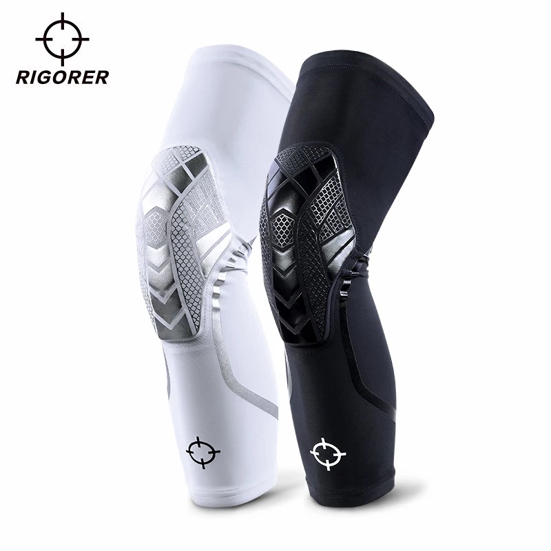 New knee pads for men's basketball anti-collision knee honeycomb protective equipment extended non-slip leg protection sports equipment