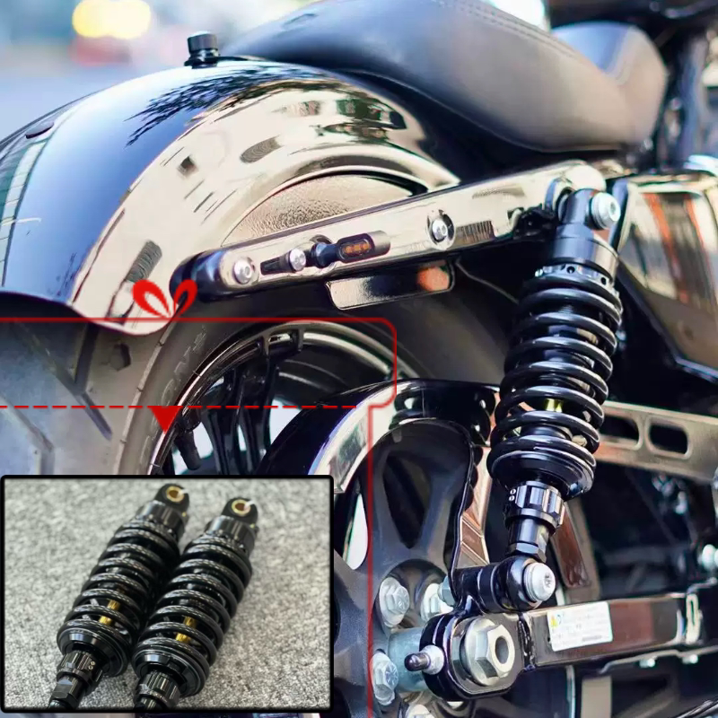 Badecc Is Suitable for Harley 883 X48 1200 Modified Rear Short Shock Absorber 260mm