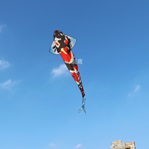 Weifang kite colorful koi kite auspicious red carp kite children adult large beginner easy to fly