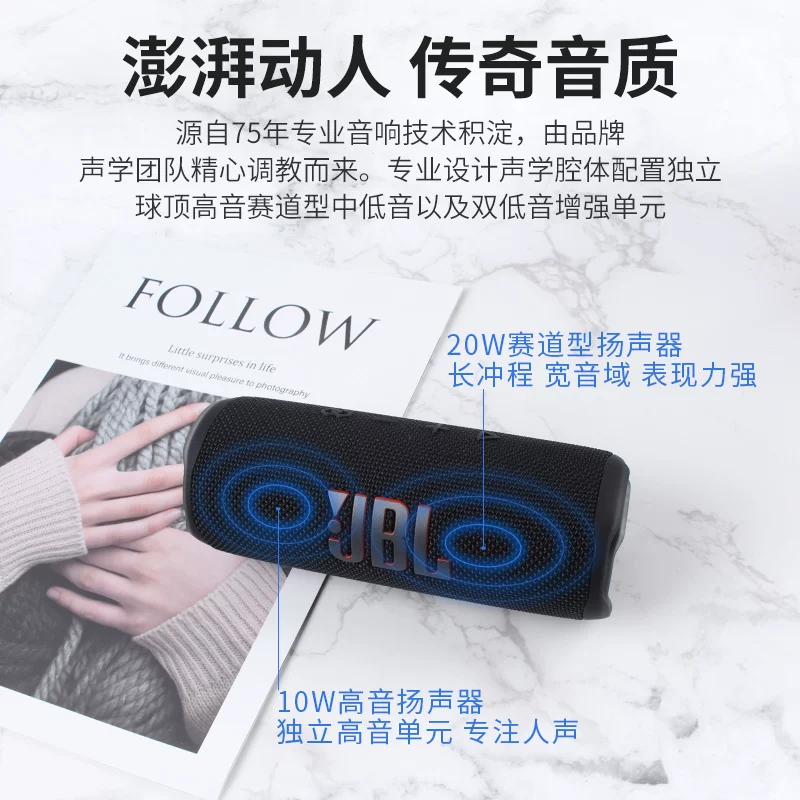 Портативная беспроводная kaleidoscope JBL Travel, водонепроницаемая мини-колонка, bluetooth